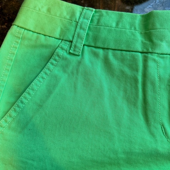 NWOT J. Crew 4” Chino Shorts. Green. Never worn. Classic. Preppy. Tennis prep - Picture 5 of 12